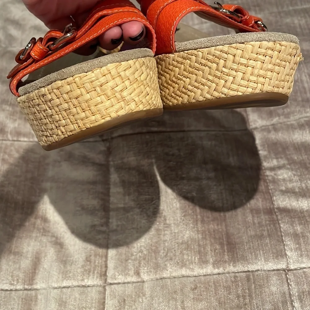PRADA Slip On Leather Espadrilles Size 7.5